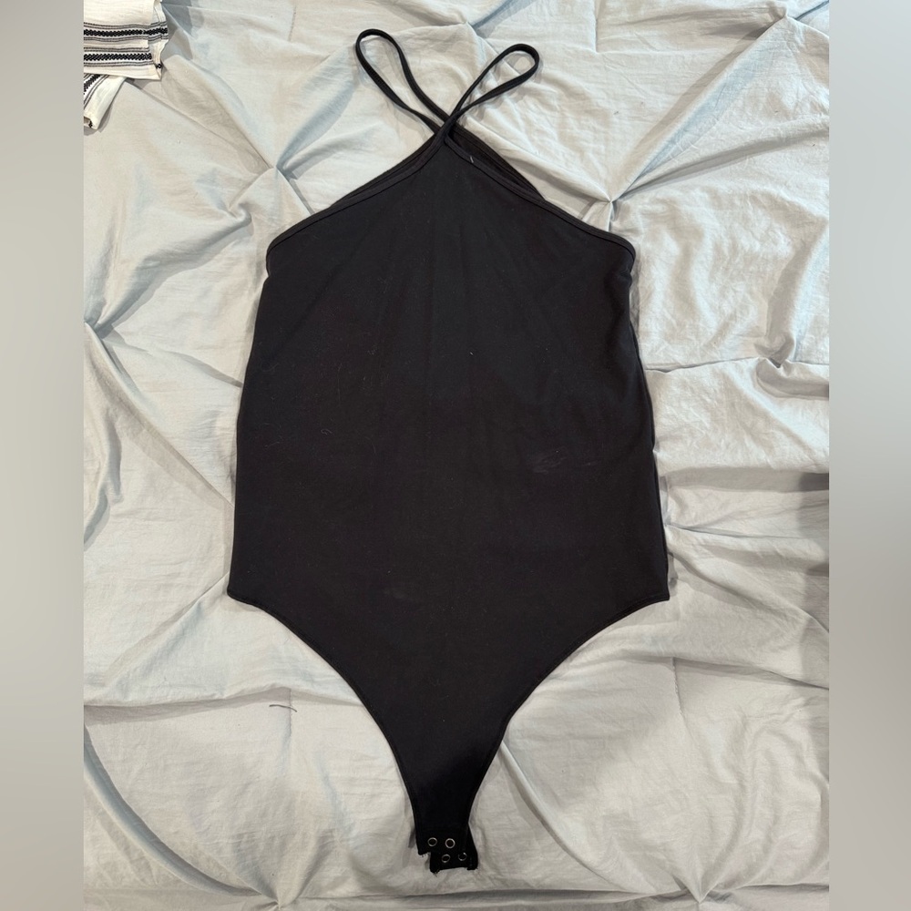 Abercrombie bodysuit cross neck size medium